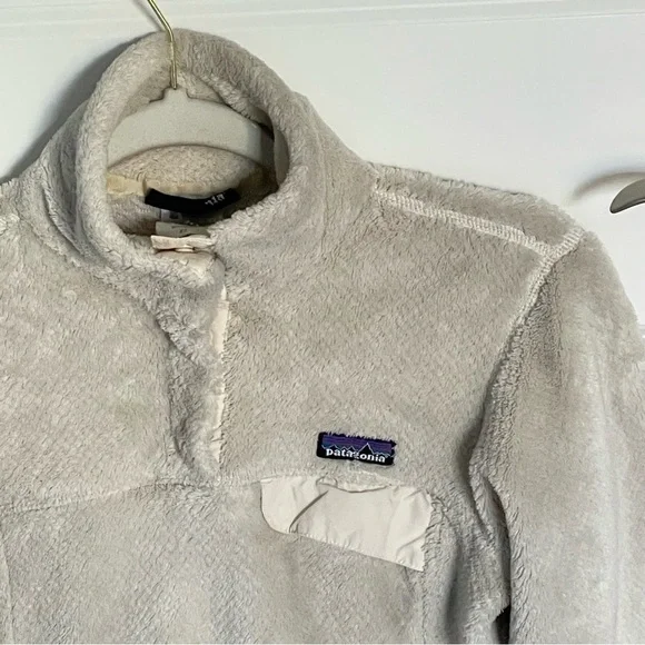 Patagonia woman’s re-tool snap-t Pullover fuzzy fleece 47581 - Picture 3 of 15